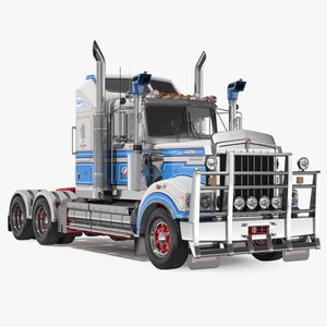 3D Truck Kenworth T900 Legend Rigged model