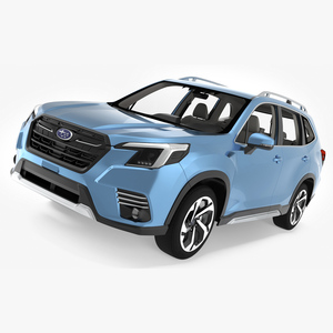 3D model Subaru Forester 2022 Blue