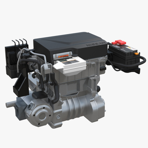 3D model Nissan Leaf Engine 2