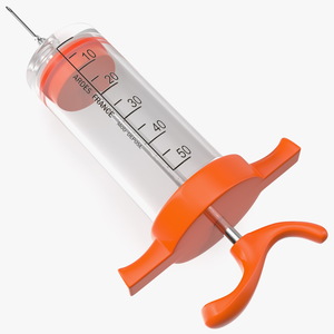 Veterinary Vaccine Syringe ARDES 50ml 3D