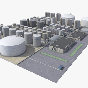 LNG Plant 3D model