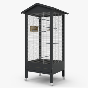 Freestanding Bird Cage 3D