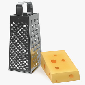 3D Kitchen Grater with Cheese