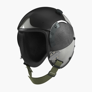 3D Military Pilot Helmet 2 model