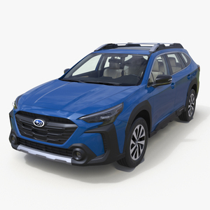 Subaru Outback 2025 Blue 3D model