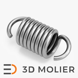 3D Thick Metal Spring model