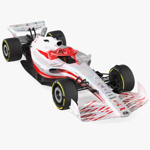 Formula 1 2022 White Livery 3D