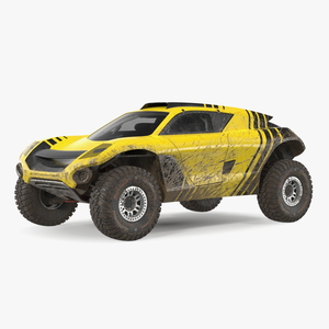 Extreme E Car Racing Electric SUV Dirty 3D model