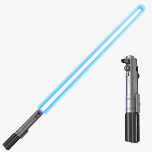 Luke Skywalker Lightsaber Used Set 3D model