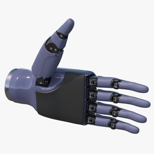 3D model Left Dexterous Robot Hand