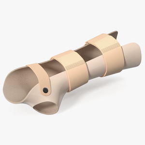 3D model Medical Hand Splint Beige