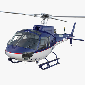 Light Utility Helicopter Eurocopter AS 350 3D