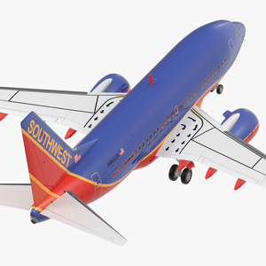 3D Boeing 737 600 Southwest Airlines model