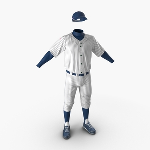 Baseball Player Outfit Generic 7 3D