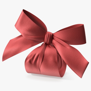 Ribbon Red Bow 3D model