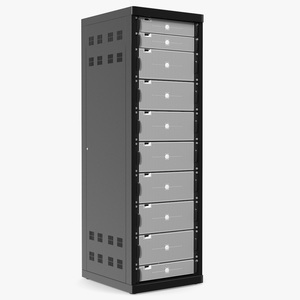 Dell Server Rack Cabinet 3D model