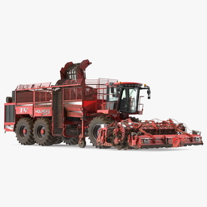 3D HOLMER Terra Dos T4-30 Self-Propelled Beet Harvester Dirty model