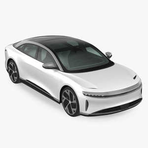 3D Electric Luxury Sedan Lucid Air