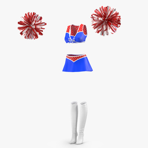 Cheerleader Outfit Set 3D