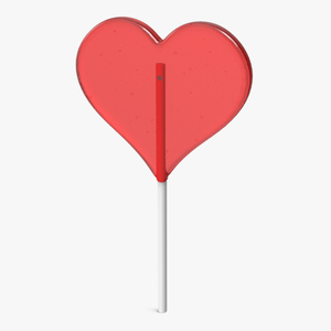 3D Heart Shaped Lollipop