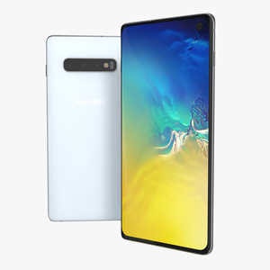 Samsung Galaxy S10 White 3D model