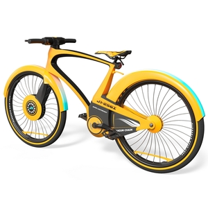 3D Futuristic Urban Bicycle Orange