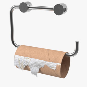 3D model Empty Toilet Paper Holder