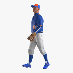 Baseball Player Rigged Generic 4 3D