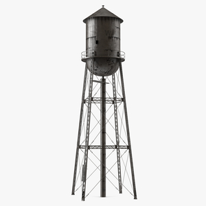 Rusty Water Tower 3D