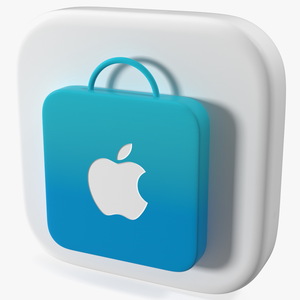 iPhone iOS Apple Store Icon 3D