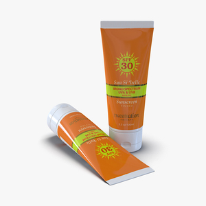 Sunscreen Tube 3D model