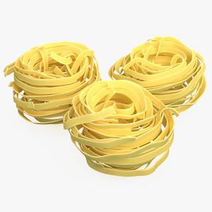 Raw Pasta Nest 3D model