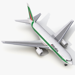 3D Boeing 767 200 Alitalia model