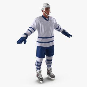 3D Hockey Player Generic 3 model