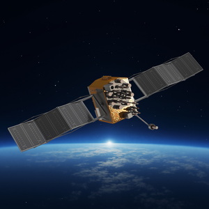 3D GPS Satellite Block IIF model