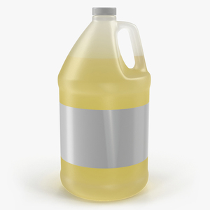 Orange Juice Plastic Container Jug 3D model