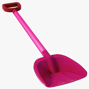 Plastic Beach Spade Pink 3D model