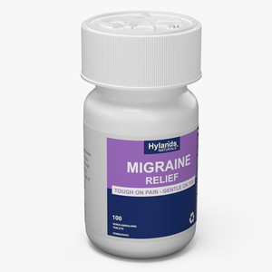 Migraine Relief Bottle Hylands Naturals for 3D Print 3D