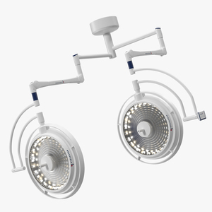 3D model Berchtold Chromophare Ceiling Mount Surgical Lighting System