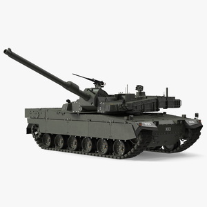 3D K2 Black Panther Tank Rigged model