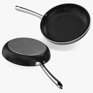 Frying Pan Set Generic 3D