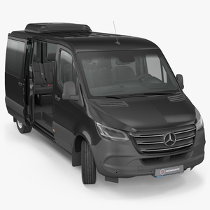 3D model Mercedes Sprinter Tourer 319 Rigged