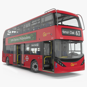 3D BYD Routemaster Double Decker Rigged