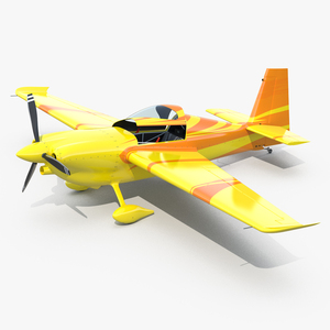 Sport Aerobatic Aircraft Generic Rigged 3D model