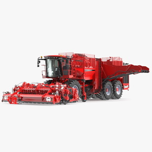 Beet Harvester HOLMER Terra Dos T4-30 Rigged 3D model