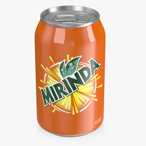 3D Mirinda Orange 033L Can model