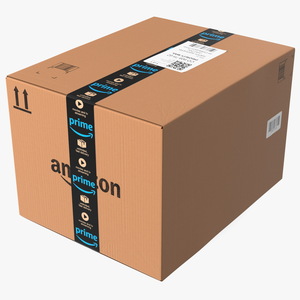 Amazon Parcels Box 45x35x30 3D