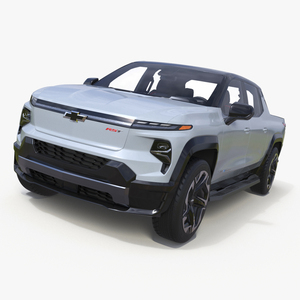 Chevrolet Silverado EV 2024 Gray 3D