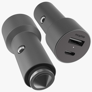 3D model mophie USB Type A and C Car Charger