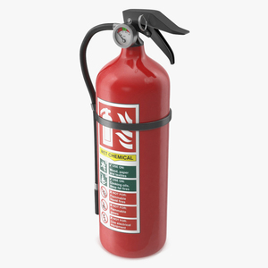 3D Chemical Fire Extinguisher